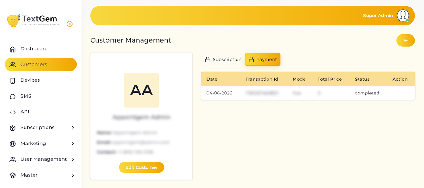 Payment Information